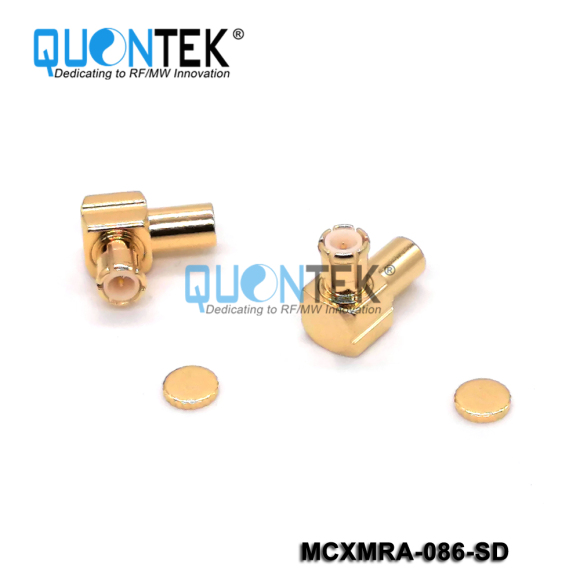 Standard Connector,MCX RA male for 086 cable,Solder type