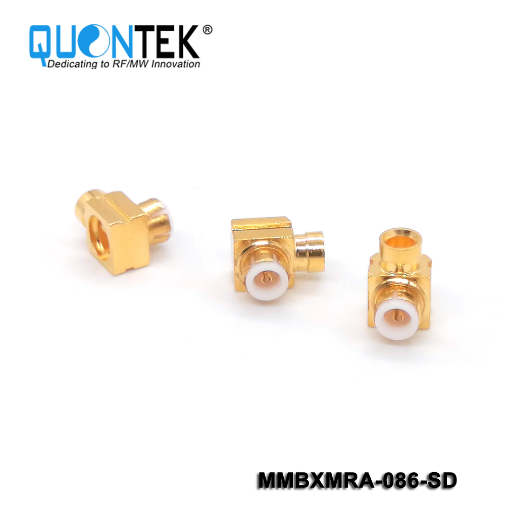 Standard conntector,MMBX RA male for 086/RG405/QTB220 cable