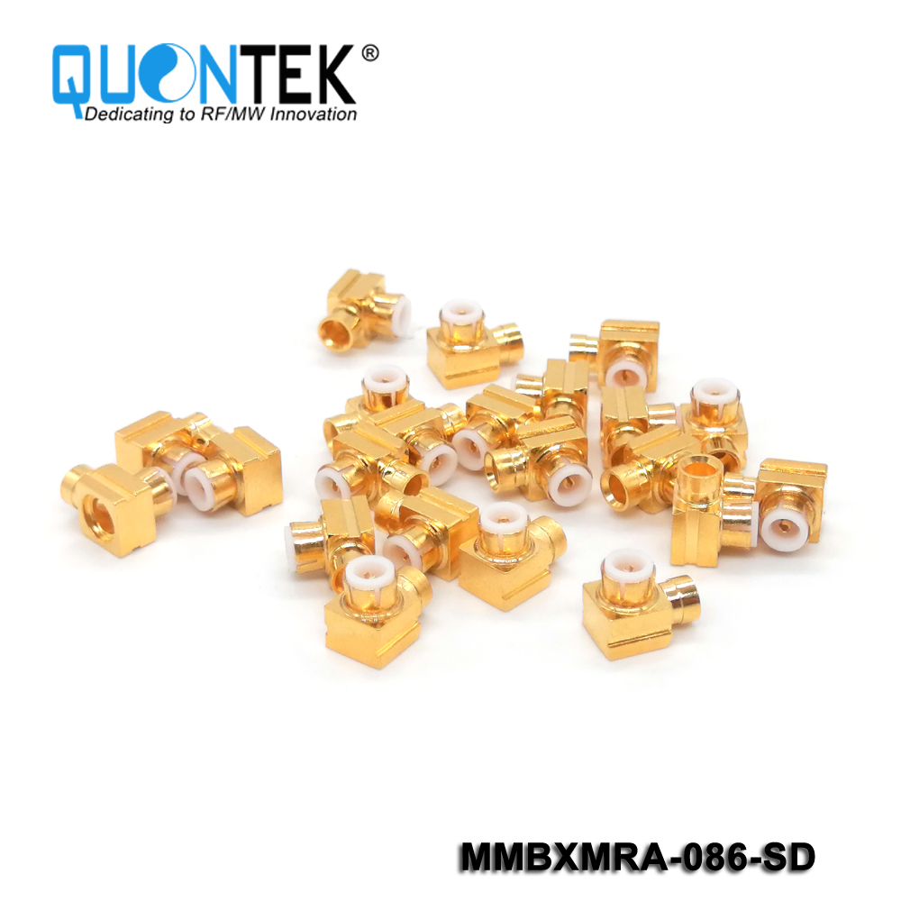 Standard conntector,MMBX RA male for 086/RG405/QTB220 cable