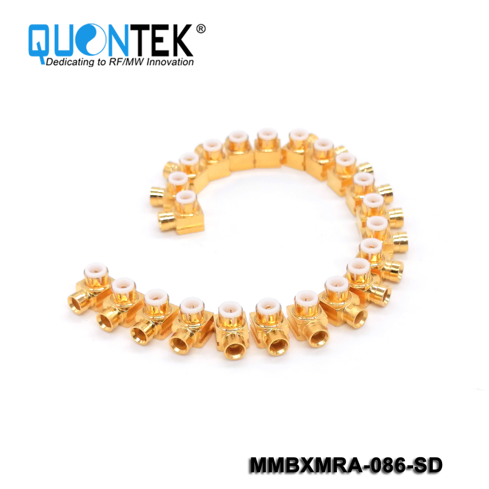 Standard conntector,MMBX RA male for 086/RG405/QTB220 cable