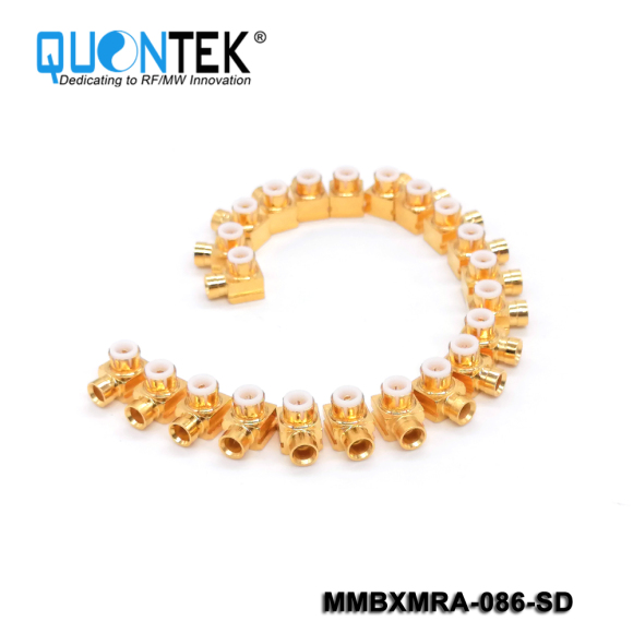 Standard conntector,MMBX RA male for 086/RG405/QTB220 cable