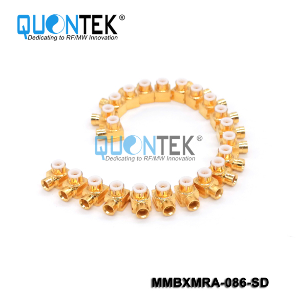 Standard conntector,MMBX RA male for 086/RG405/QTB220 cable