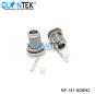Low PIM connector,N Female for 141/RG402/TFT402 cable,solder type,Bulkhead mounted