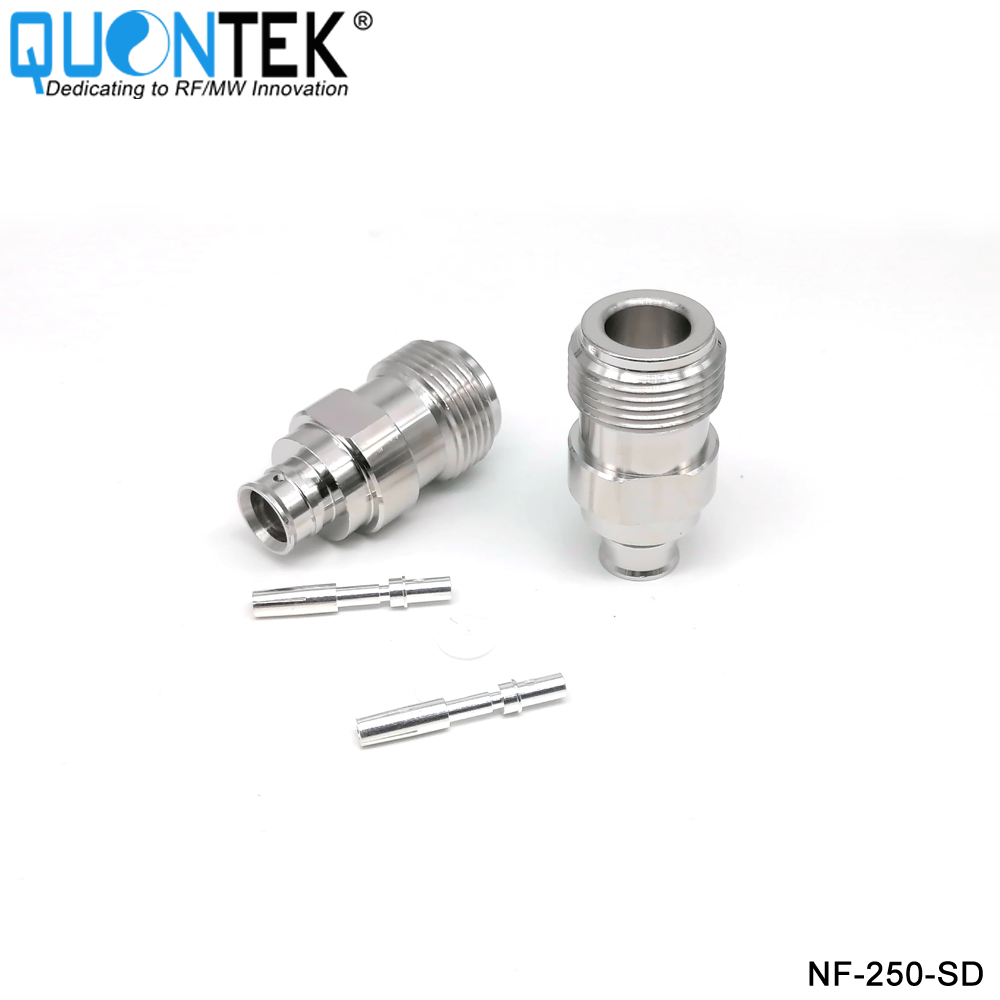 Low PIM Connector,N female,.250“/RG401/SF250/Super Flex 1/4" cable