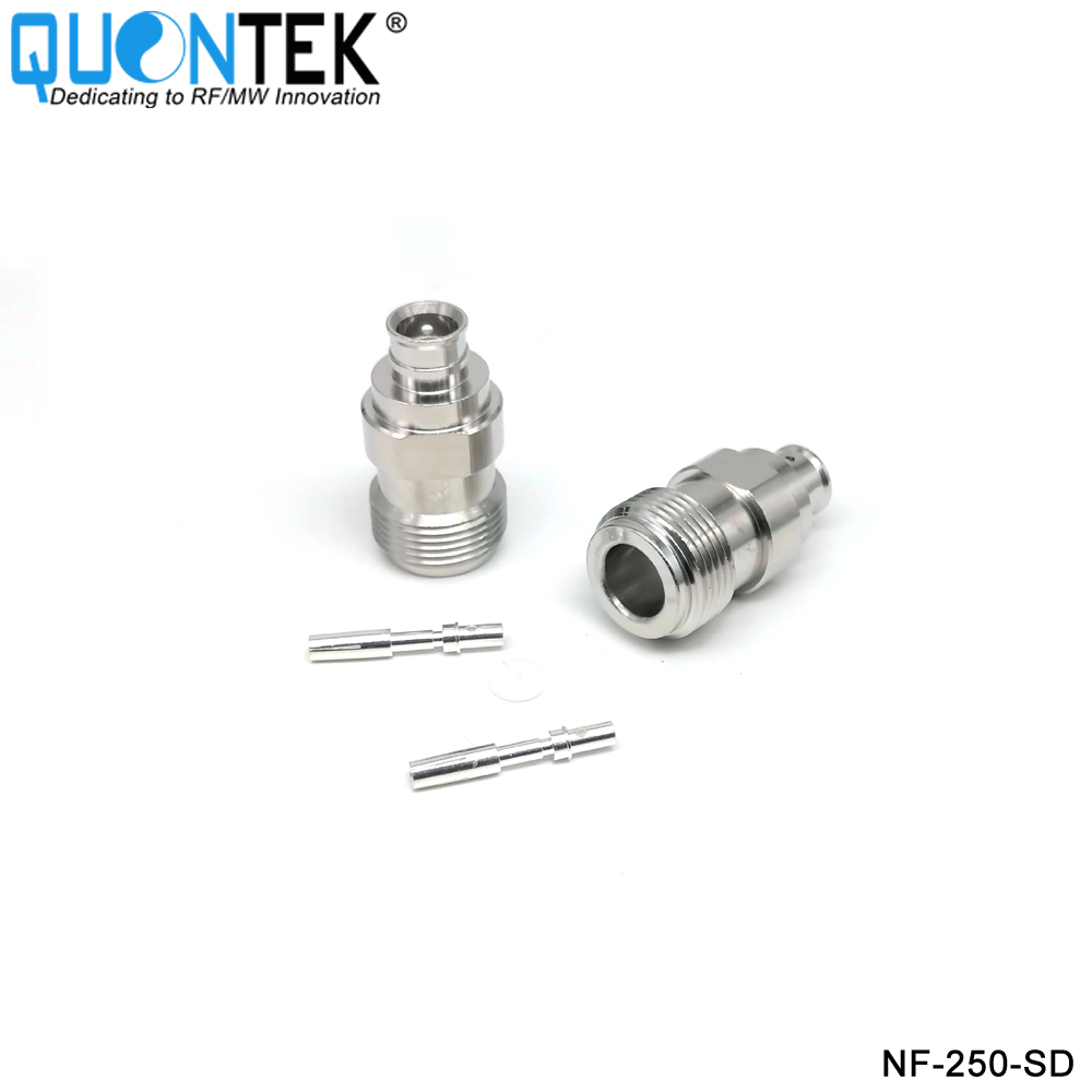 Low PIM Connector,N female,.250“/RG401/SF250/Super Flex 1/4" cable