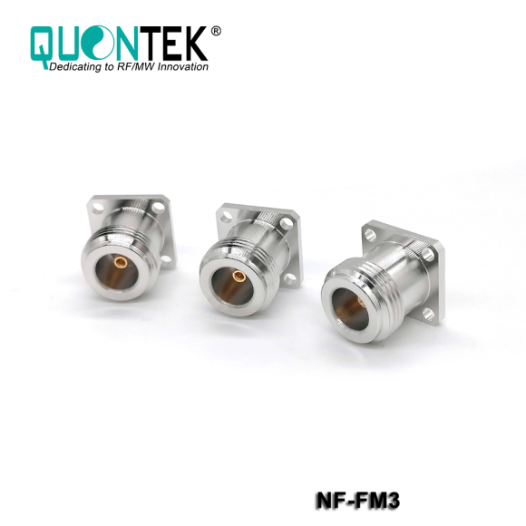Standard connector,N female ,4-Hole flange mounted-3