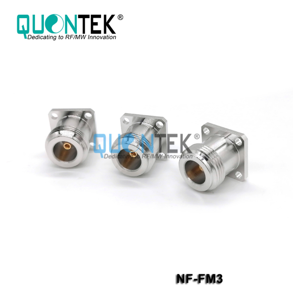 Standard connector,N female ,4-Hole flange mounted-3