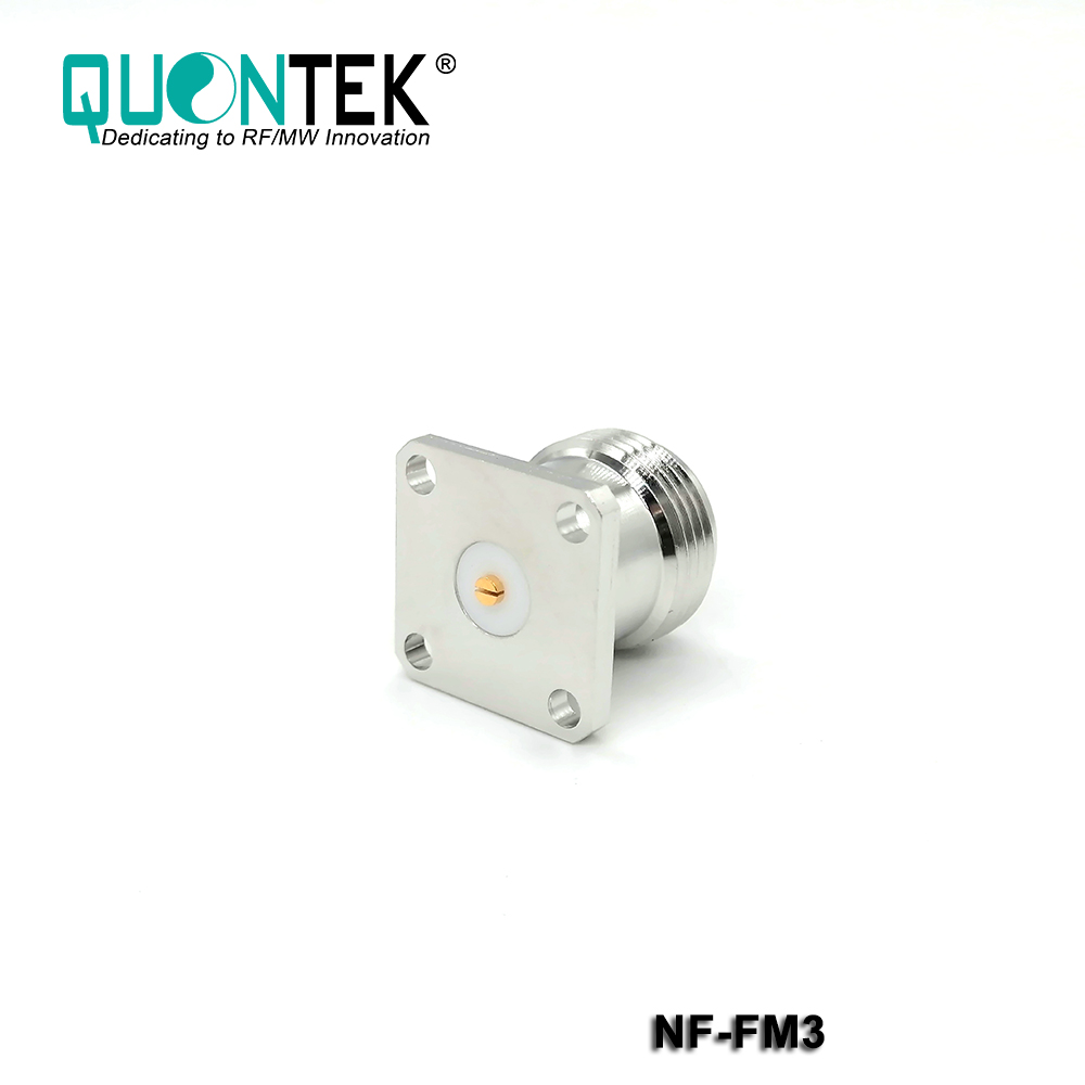 Standard connector,N female ,4-Hole flange mounted-3