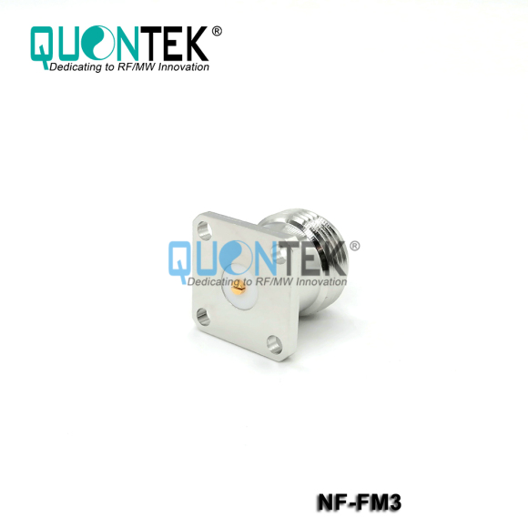 Standard connector,N female ,4-Hole flange mounted-3