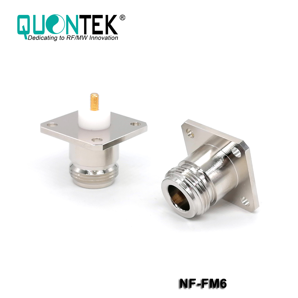 Standard connector,N female ,4-Hole flange mounted-6