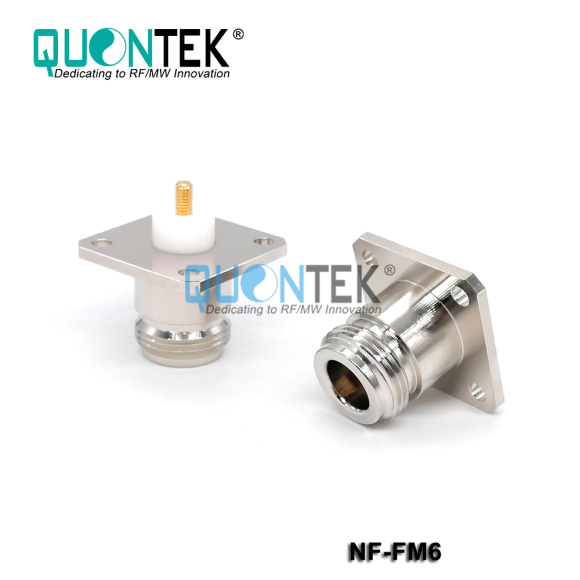 Standard connector,N female ,4-Hole flange mounted-6