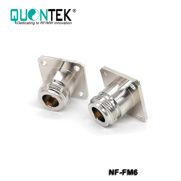 Standard connector,N female ,4-Hole flange mounted-6