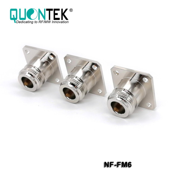 Standard connector,N female ,4-Hole flange mounted-6