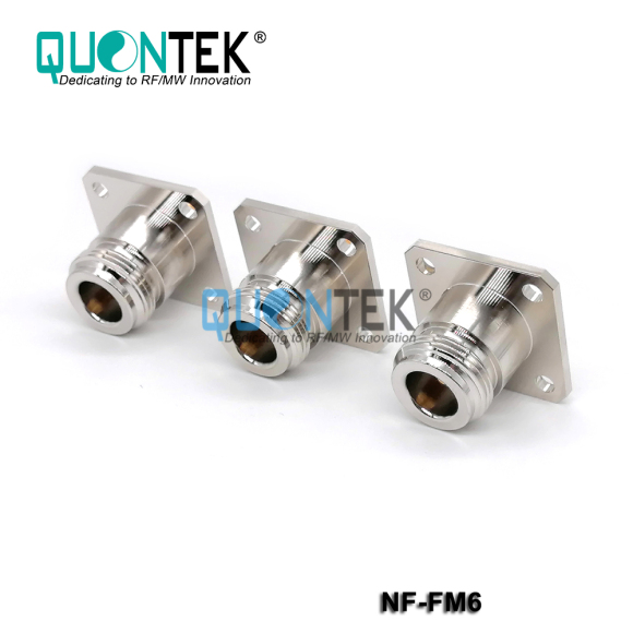 Standard connector,N female ,4-Hole flange mounted-6