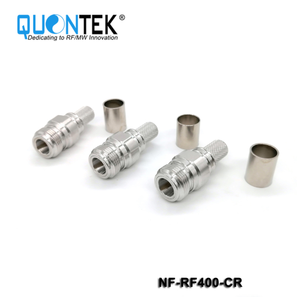 Standard Connector,N Female for RF400 cable,Crimp type