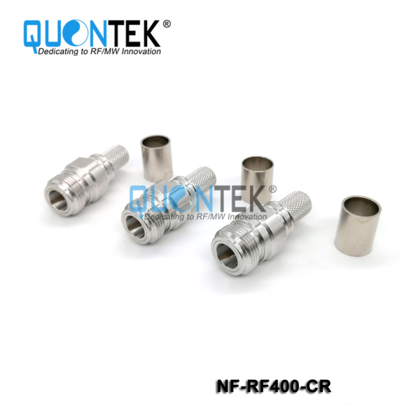 Standard Connector,N Female for RF400 cable,Crimp type