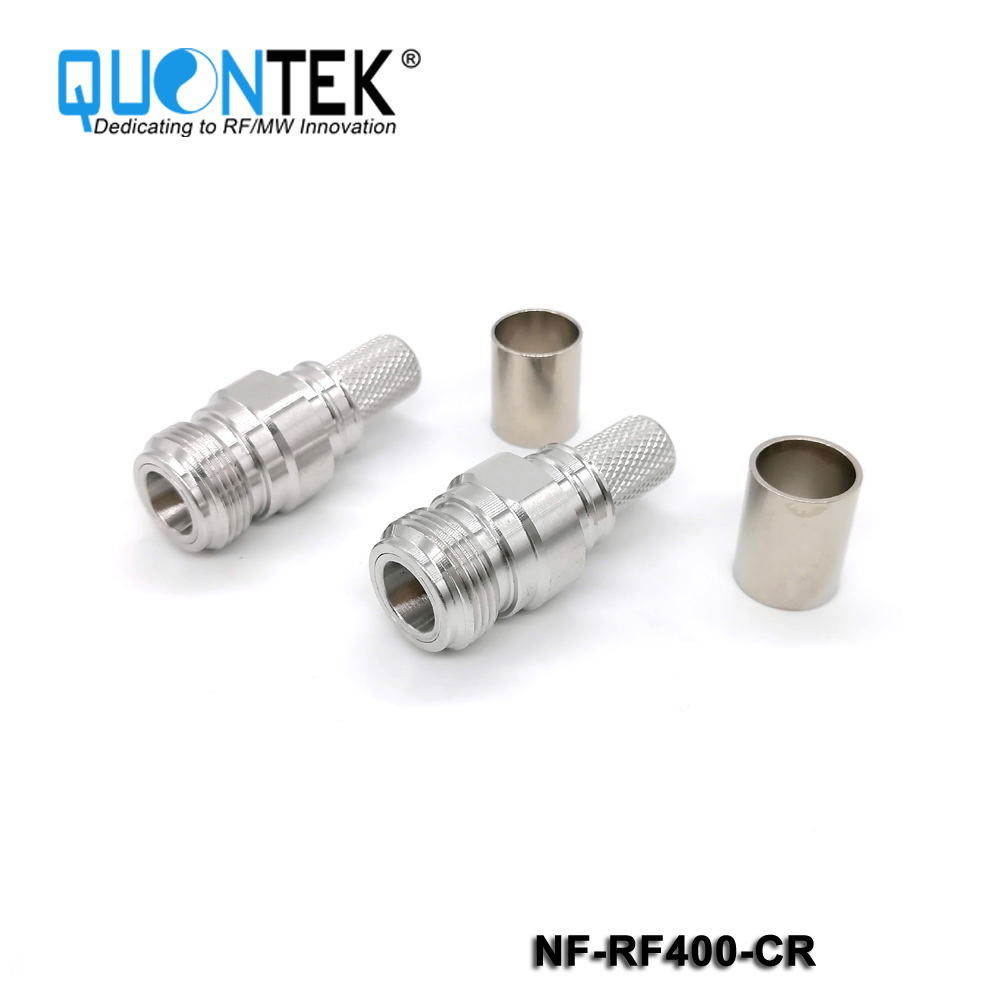 Standard Connector,N Female for RF400 cable,Crimp type