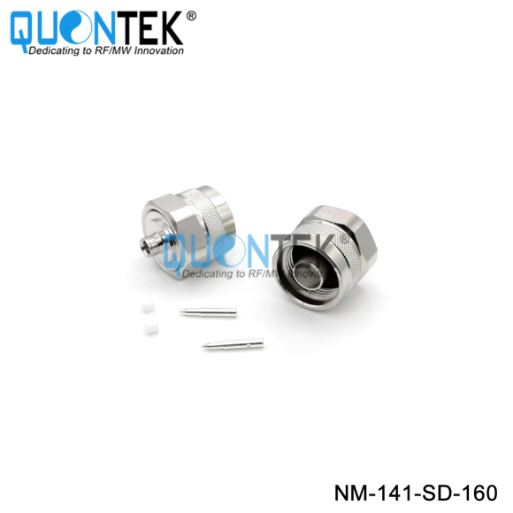 Low PIM connector,N male for 141/RG402/TFT402 cable,solder type