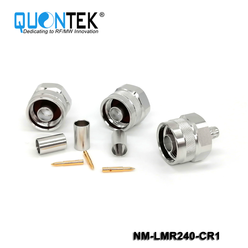 Standard Connector, N male for RF240 cable,Crimp type