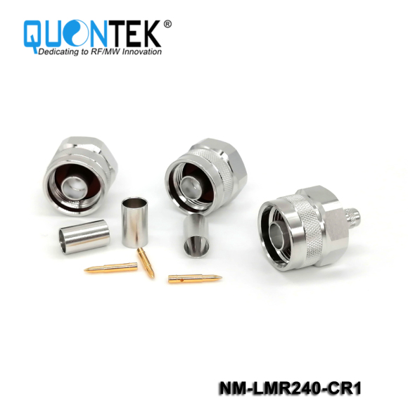 Standard Connector, N male for RF240 cable,Crimp type