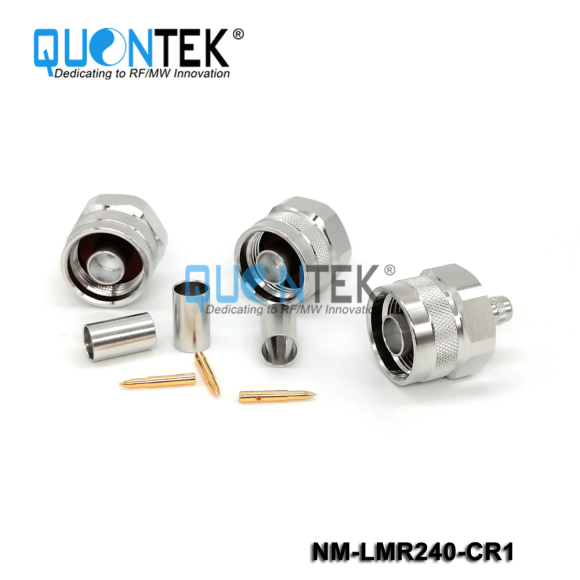 Standard Connector, N male for RF240 cable,Crimp type