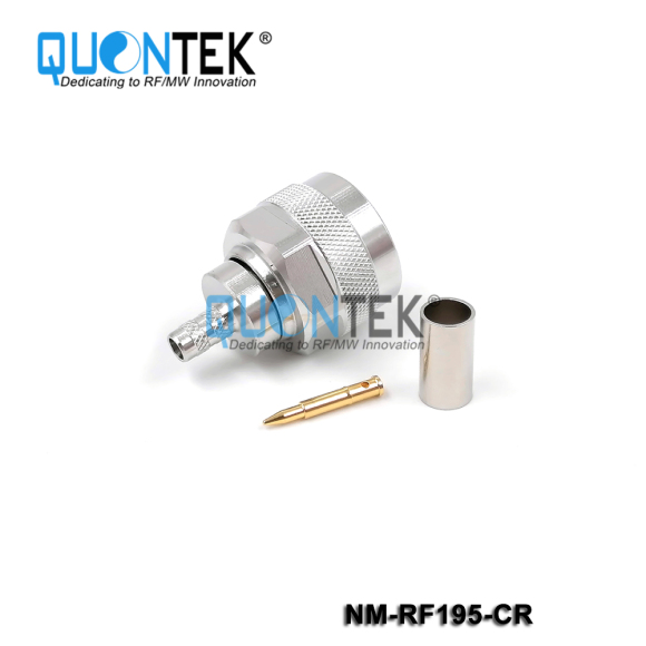 Standard Connector, N male for RF195 cable,Crimp type
