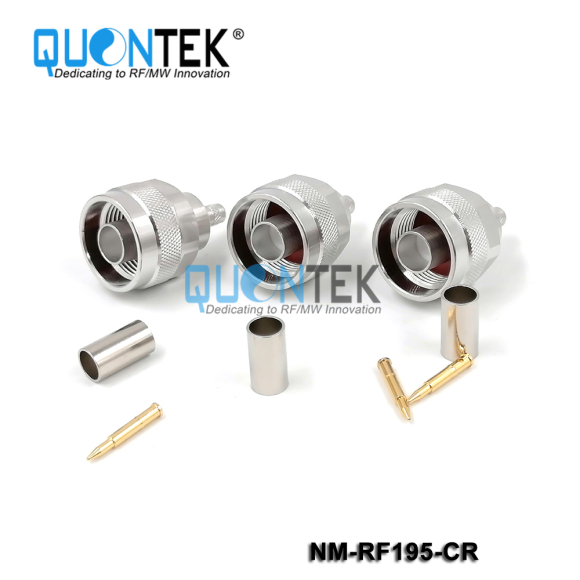 Standard Connector, N male for RF195 cable,Crimp type