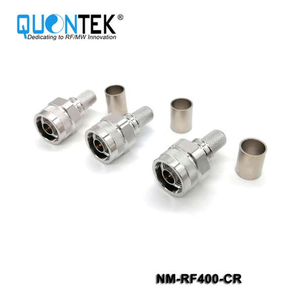 Standard Connector,N male for RF400 cable,Crimp type