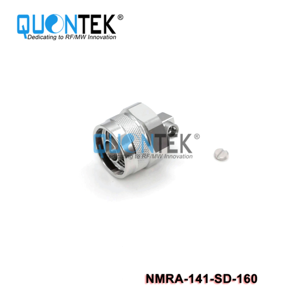 Low PIM connector,N RA male,.141"/RG402/TFT402 cable,solder typ