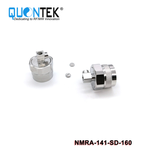 Low PIM connector,N RA male,.141"/RG402/TFT402 cable,solder typ