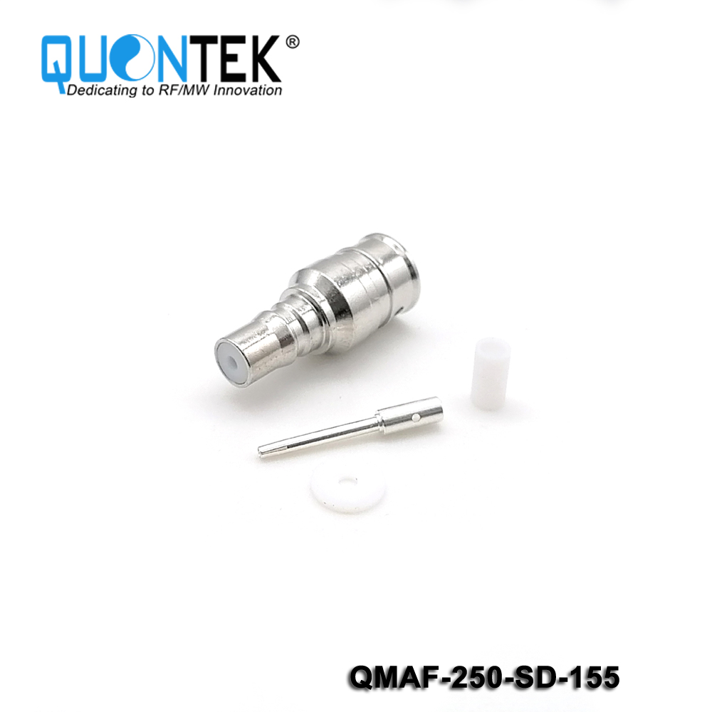 Low PIM Connector,QMA female for 250/RG401 cable,solder type