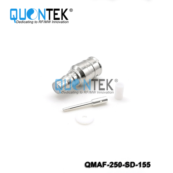 Low PIM Connector,QMA female for 250/RG401 cable,solder type