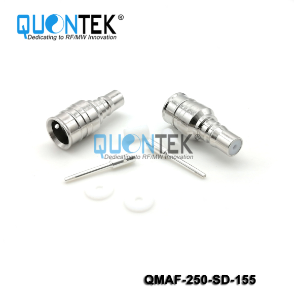Low PIM Connector,QMA female for 250/RG401 cable,solder type