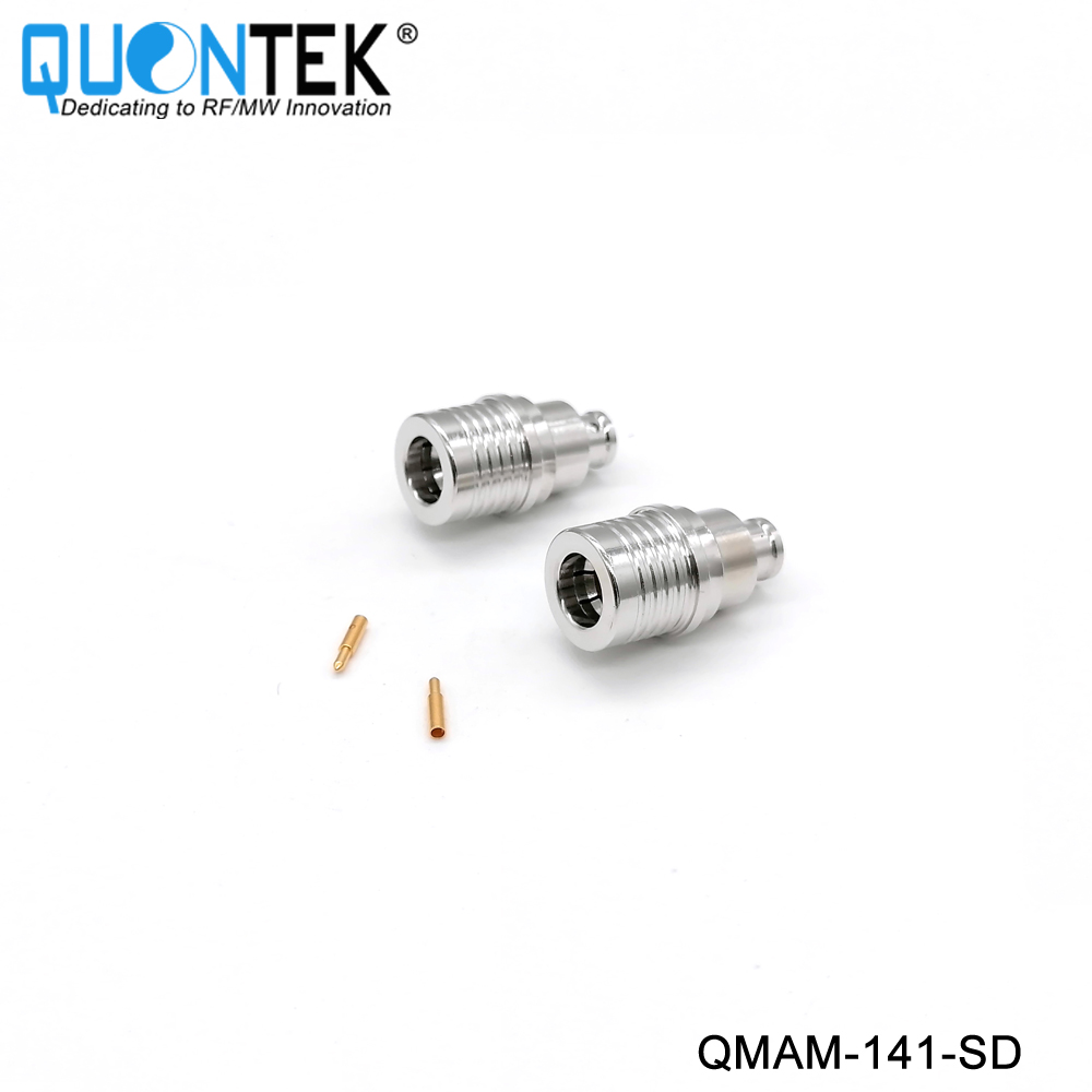 Standard Connector,QMA male for 141 cable,Solder type