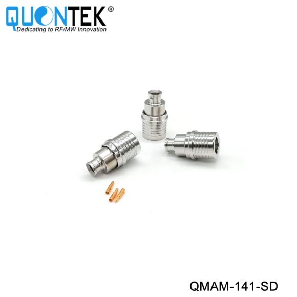 Standard Connector,QMA male for 141 cable,Solder type