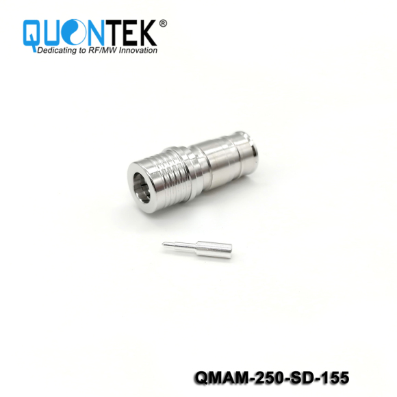 Standard Connector,QMA male for 250 cable,Solder type