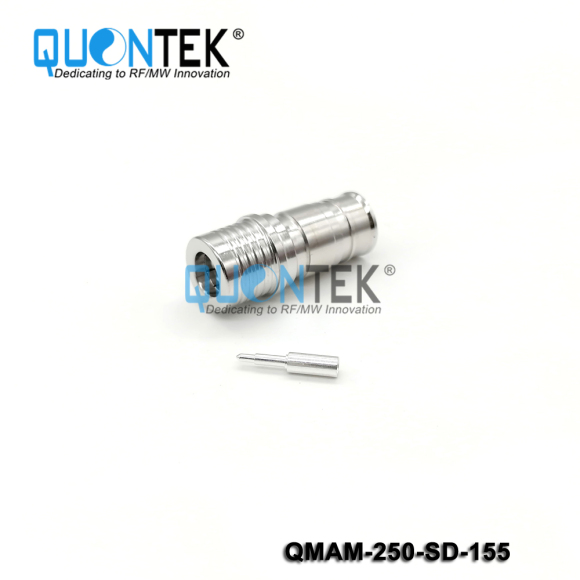 Standard Connector,QMA male for 250 cable,Solder type