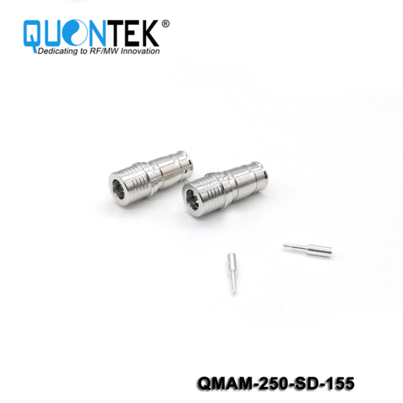 Standard Connector,QMA male for 250 cable,Solder type