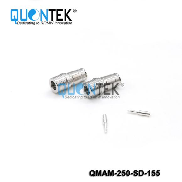 Standard Connector,QMA male for 250 cable,Solder type