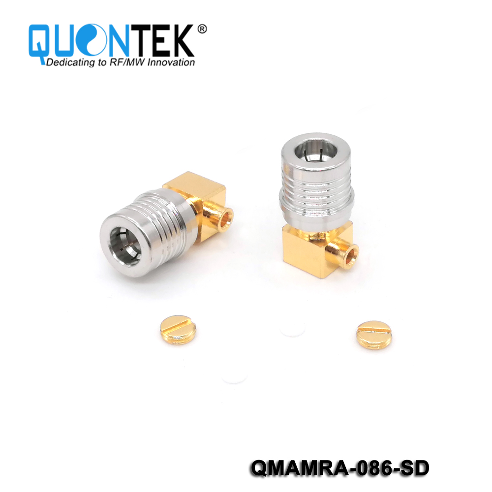 Standard Connector,QMA RA male for 086 cable,Solder type