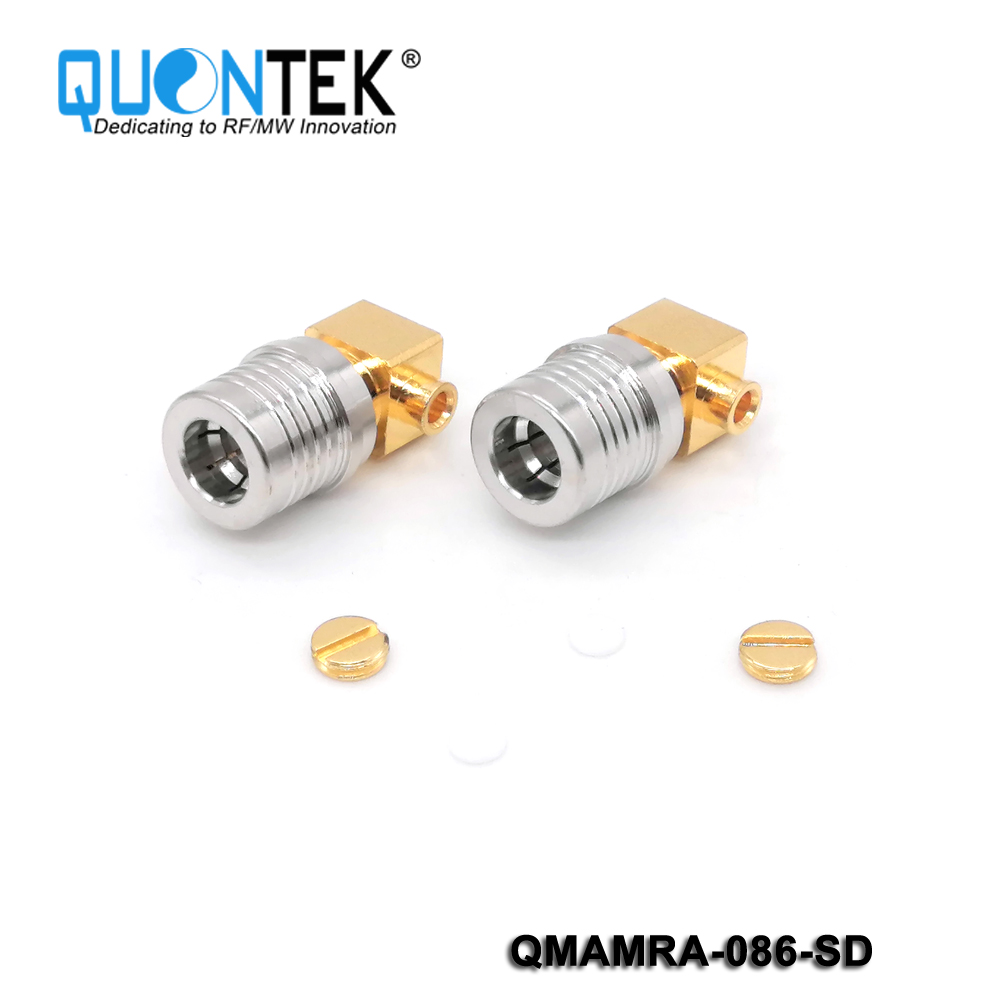 Standard Connector,QMA RA male for 086 cable,Solder type