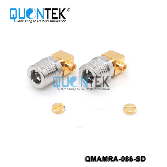 Standard Connector,QMA RA male for 086 cable,Solder type