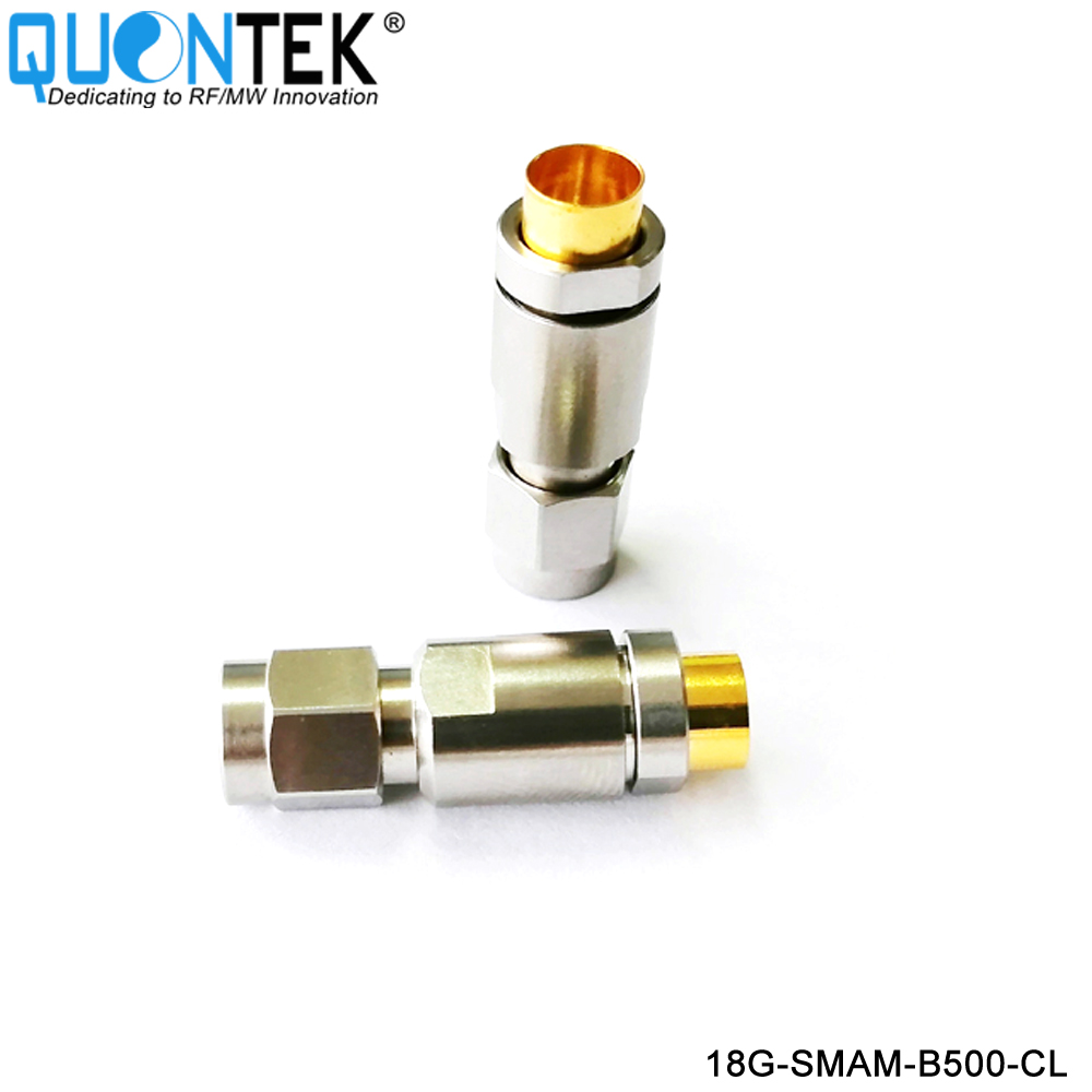Precision connctor,SMA Male,QTB500 cable,Clamp type,26GHz