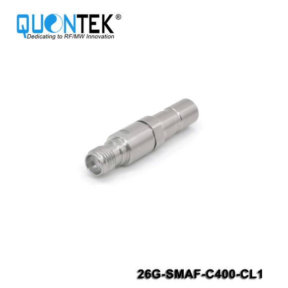 Precision connctor,SMA female for QTC400TPU cable,Clamp type,to 26.5GHz,Long protective cover