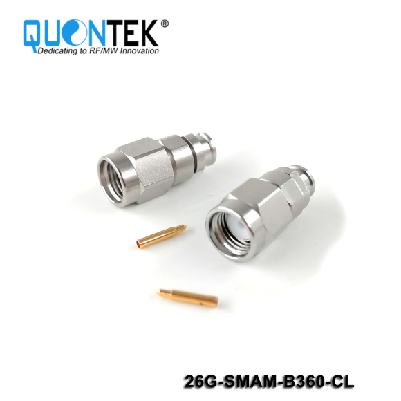 Precision connctor,SMA Male for QTB360 cable,Clamp type,to 26.5GHz