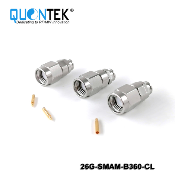 Precision connctor,SMA Male for QTB360 cable,Clamp type,to 26.5GHz