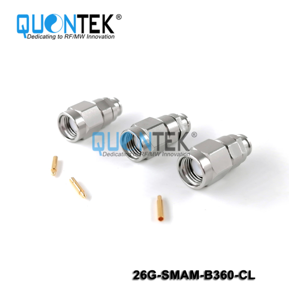 Precision connctor,SMA Male for QTB360 cable,Clamp type,to 26.5GHz