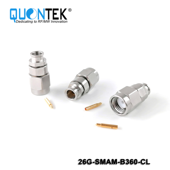Precision connctor,SMA Male for QTB360 cable,Clamp type,to 26.5GHz