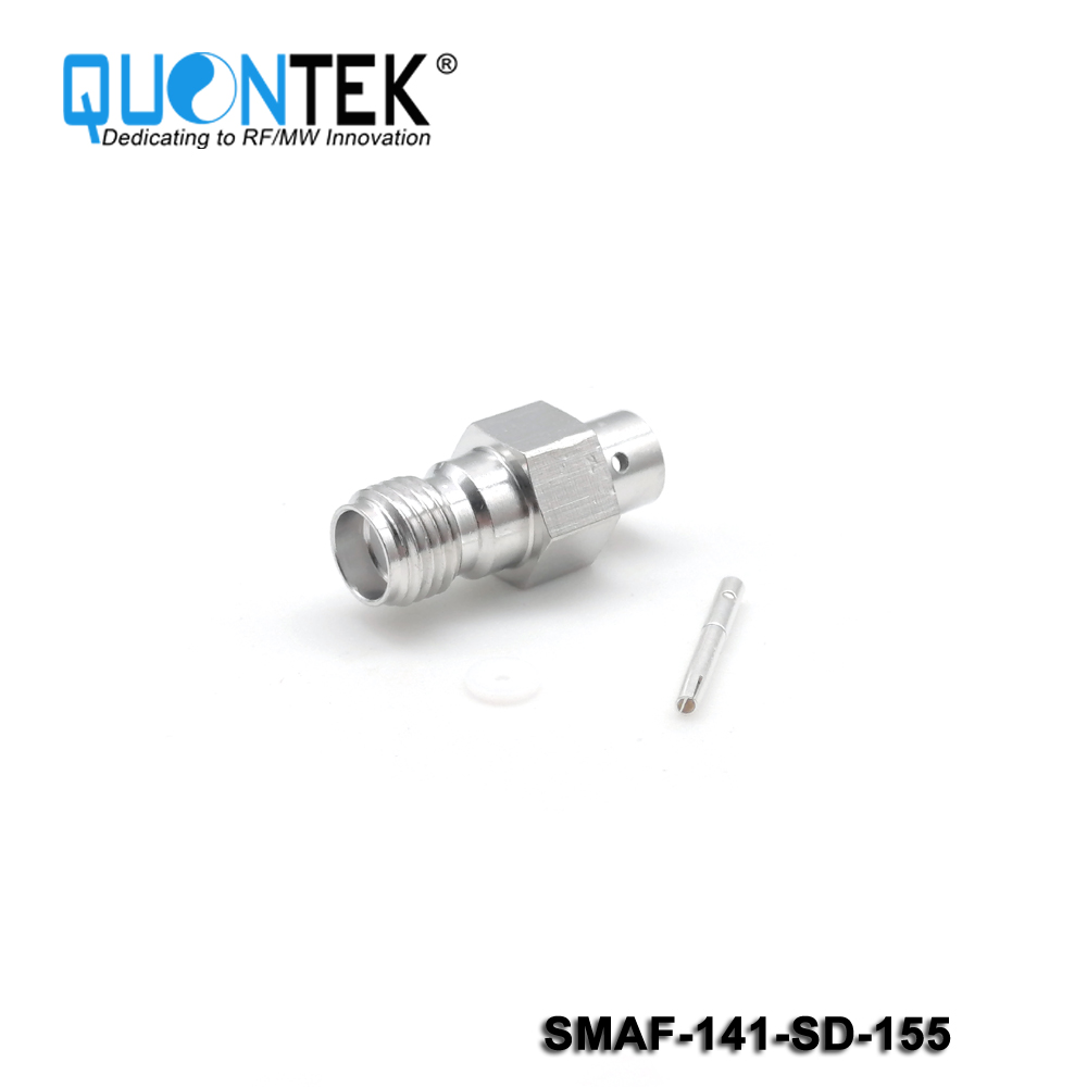 Low PIM Connector, SMA female for .141 Cable,Solder Type