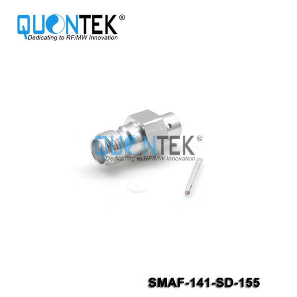 Low PIM Connector, SMA female for .141 Cable,Solder Type